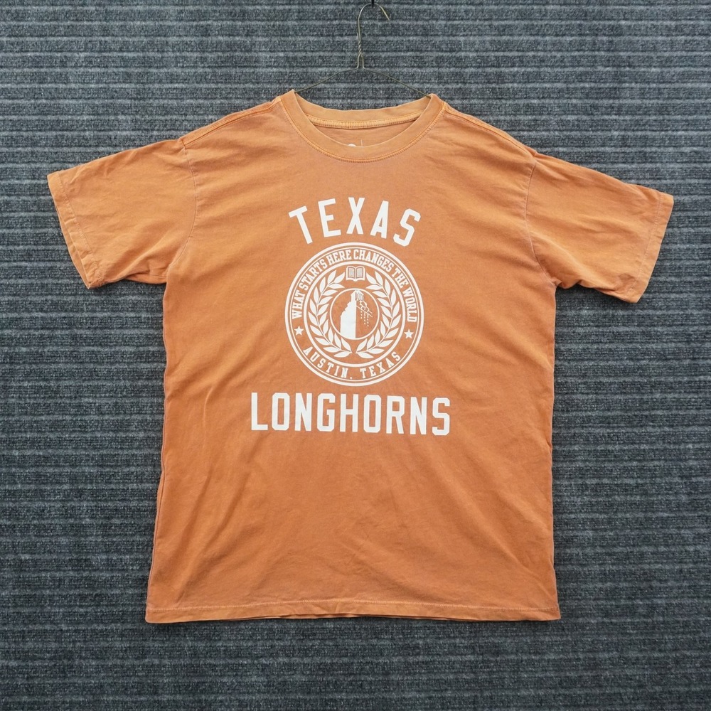 Alta‎ Gracia Texas Longhorns T-Shirt Large Burnt Orange Graphic Tee Short Sleeve